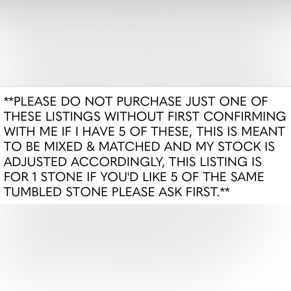 🍒 5 for $11 TREE AGATE crystal tumbled stone - Picture 6 of 6